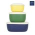 GIORNO FELICE TheSili Platinum Silicone EasyCook Food Storage Container 3-Piece Set 4-Piece Set_Made in Korea